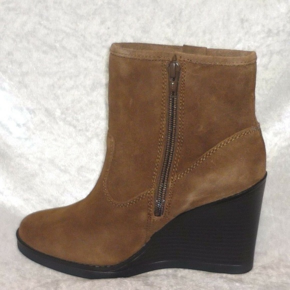 Womens Boots Liz Claiborne Wedge Ankle 6.5, 10 NEW - Picture 6 of 8